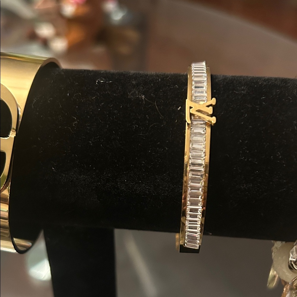 LOUIS VUITTON Gold and Silver Women's Bracelet